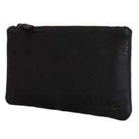 Bear Design Leren Etui RFID Blauw - thumbnail