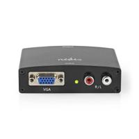 VGA-naar-HDMI-Converter | 1-Wegs - VGA + 2x RCA (L/R)-Ingang | HDMI-Uitgang - thumbnail