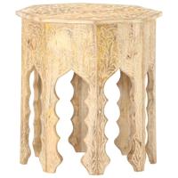 VidaXL Bijzettafel ø48 cm massief mangohout - thumbnail