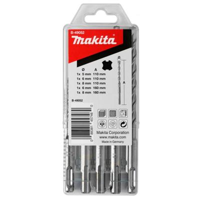 Makita Accessoires P2S SDS-PLUS 5/6/8x110 6/8x160 - B-49052