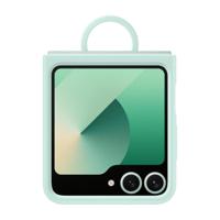Samsung Silicone Case voor Flip 6 Telefoonhoesje Groen - thumbnail