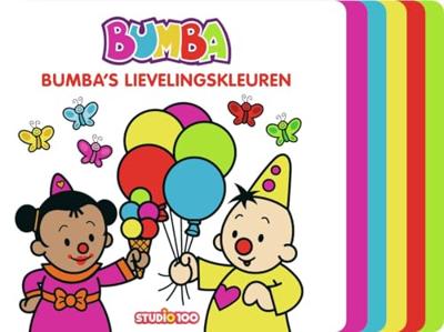 Studio 100 Bumba kartonboek met trapjes - bumba&apos;s lievelingskleuren