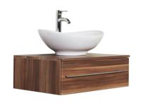 Saniclear Rhea Badkamermeubel 75 walnoot - thumbnail