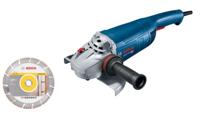 Bosch Blauw gws 22-230 j set professional | haakse slijper | 230 mm | 2200 watt - 06018c1301 - thumbnail