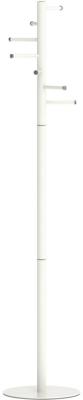 MAUL kapstok Caurus metaal, hoogte 177 cm, 7 ophangrails, wit RAL9010