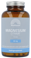 Mattisson HealthStyle Magnesium Citraat 60 mg Elementair Magnesium Capsules - thumbnail
