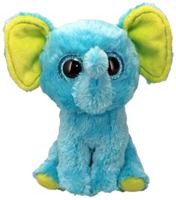 Ty Beanie boo trunkles blauwe olifant, 15cm - thumbnail