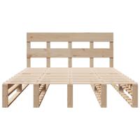 Bedframe zonder matras massief grenenhout 120x200 cm - thumbnail