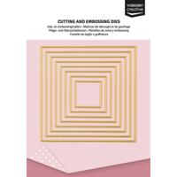 Vaessen Creative • snijmallen vierkanten 8st. - thumbnail