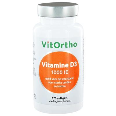 VitOrtho Vitamine D3 1000 IE Softgels VitOrtho Vitamine D3 1000 IE Softgels