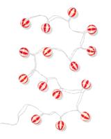 HEMA Lichtsnoer 1.8m met 15 lampjes kerstballen voor binnen - thumbnail