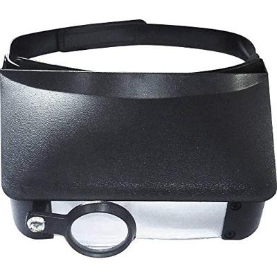 Basetech 2266930 2266930 Hoofdbandloep Vergrotingsfactor: 1.8 x, 2.3 x, 3.7 x, 4.8 x Zwart