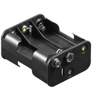 Goobay 11467 Batterijhouder Aantal cellen: 6 AA (penlite) Drukknopaansluiting (l x b x h) 58 x 28 x 47 mm - thumbnail