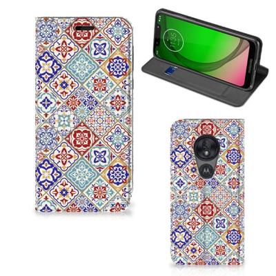 Motorola Moto G7 Play | Standcase | Tiles Color