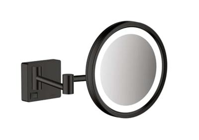 Hansgrohe Addstoris make-up spiegel led 3x vergroting mat zwart 41790670