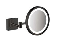 Scheerspiegel AddStoris HansGrohe Met LED Licht Mat Zwart - thumbnail