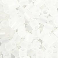 NABBI Strijkkralen, afm 5x5 mm, gatgrootte 2,5 mm, medium, doorzichtig transparant (32264), 6000 stuk/ 1 doos - thumbnail