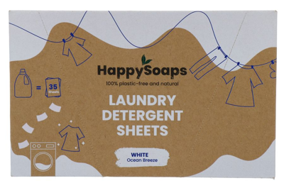HappySoaps Laundry Detergent Sheets White