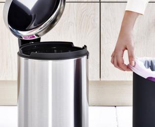 Brabantia Pedaalemmer NewIcon 12 liter Zilver Brabantia Pedaalemmer NewIcon 12 liter Zilver