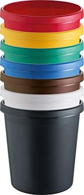 Helit the german H6106195 Prullenbak 30 l (Ø x h) 350 mm x 405 mm Polyethyleen Zwart 1 stuk(s)