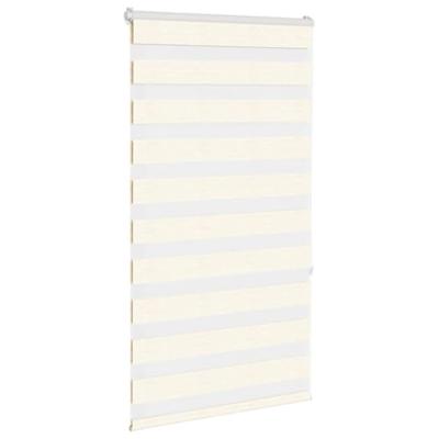 VidaXL Zebra rolgordijn 75x150 cm stofbreedte 70,9 cm marmerbeige VidaXL Zebra rolgordijn 75x150 cm stofbreedte 70,9 cm marmerbeige
