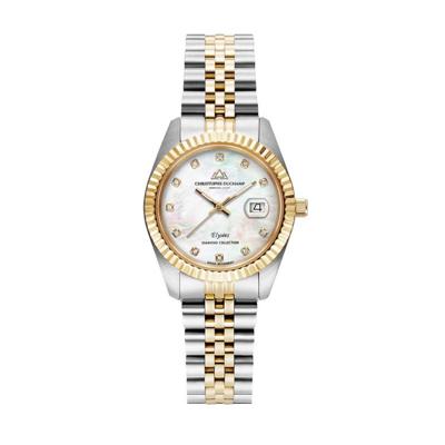 Christophe Duchamp Diamond Elysees CD7201-9 Dames Horloge 33mm 5ATM Christophe Duchamp Diamond Elysees CD7201-9 Dames Horloge 33mm 5ATM