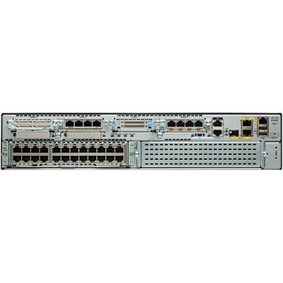 Cisco 2921 Voice Security Bundle Router (spraak-/faxmodule, Gigabit Ethernet)