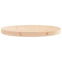 Tafelblad rond 50x3 cm massief grenenhout - thumbnail