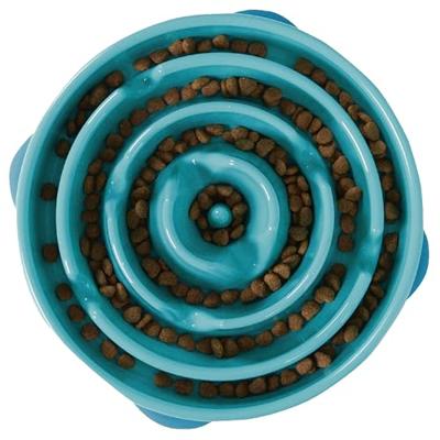 SLO-BOWL FEEDER DROP TEAL LICHTBLAUW - thumbnail