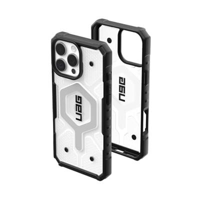 Urban Armor Gear Pathfinder MagSafe Case Backcover Apple iPhone 16 Pro Max Ice, Transparant MagSafe compatible - thumbnail