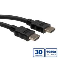 ROLINE HDMI High Speed kabel met Ethernet M-M, LSOH, zwart, 10 m - thumbnail