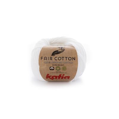 Katia Fair Cotton 1 Kleur: Wit Katia Fair Cotton 1 Kleur: Wit