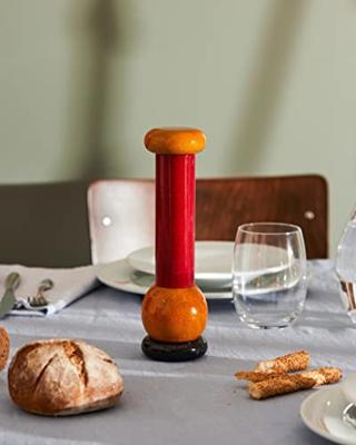 Alessi Peper- en zoutset Twergi - MP0210 - Rood - door Ettore Sottsass