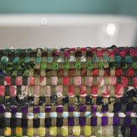 Badmat Sealskin Madras 100% katoen 90x60 cm Multi - thumbnail