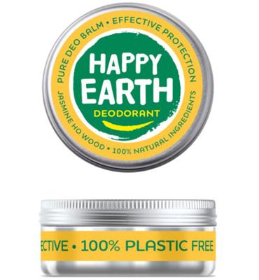 Happy Earth 100% Natural Deo Balm Jasmine Ho Wood
