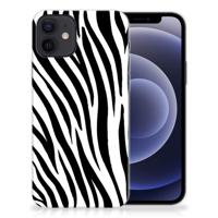 iPhone 12 | 12 Pro (6.1") | TPU Hoesje | Zebra - thumbnail