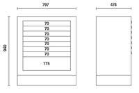 Beta C55M8-Vaste Module Met 8 Laden - 055000207 - thumbnail
