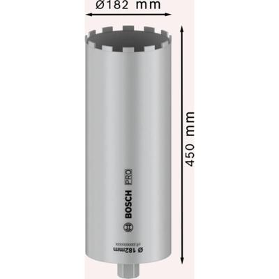 Bosch Accessoires PRO Core Cutter wet | 182 x 450 mm | 1 1/4" UNC - 2608601800