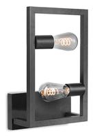 LABEL51 Wandlamp 'Quadrato' 2-lamps, kleur Zwart - thumbnail
