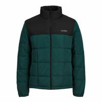 Heren Sportjas Jack & Jones Jjben Square Magical Olijf - Maat: L - thumbnail