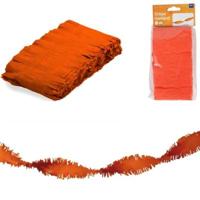 Folat twist slinger crêpepapier oranje 6 meter | 24 stuks - thumbnail