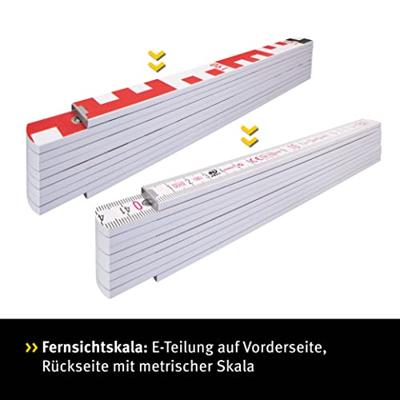 Stabila Type 1407 GEO 17927 Duimstok 2 m Beukenhout