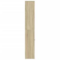 Badkamerkast 30x30x183,5 cm spaanplaat sonoma eikenkleurig - thumbnail