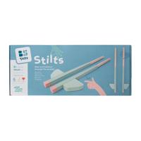 BS Toys houten stelten groen, 2dlg. - thumbnail