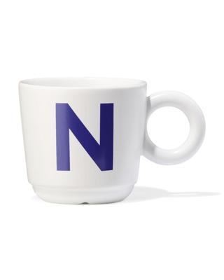 HEMA Mok 280ml Letter N