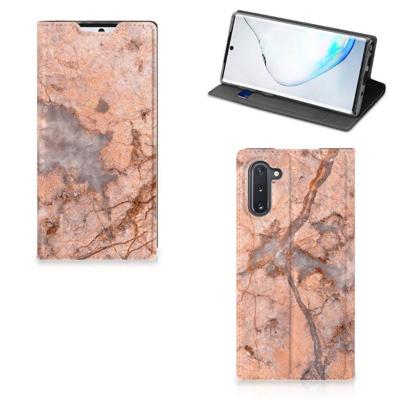 Samsung Galaxy Note 10 | Standcase | Marmer Oranje