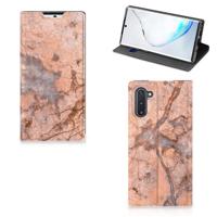 Samsung Galaxy Note 10 | Standcase | Marmer Oranje - thumbnail