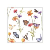 Ambiente Servetten Butterfly garden 33cm - thumbnail