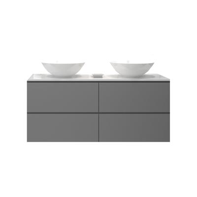 Badkamermeubelset Gliss Zeus 120 cm Beton Grijs Met Waskom