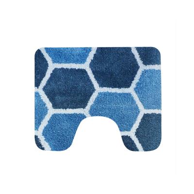 Rennes Toiletmat 60x50cm blauw